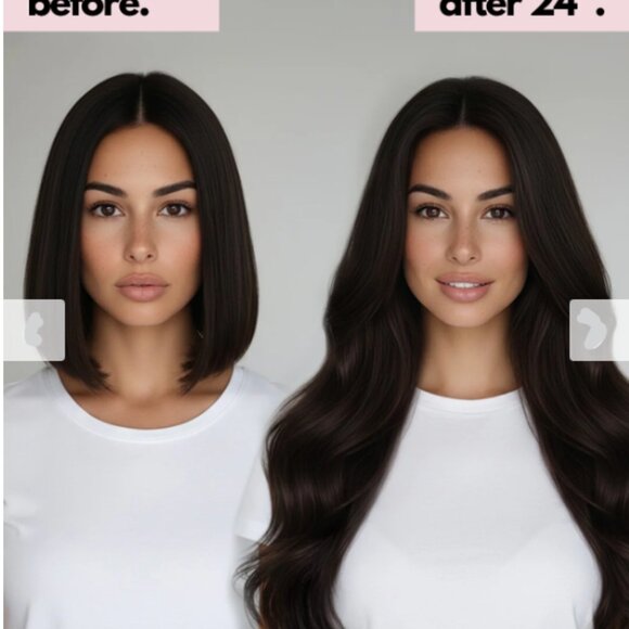 Hair Extensions 20"- Invisible Clip in hair extensions Mocha Balayage -Brand New - Picture 1 of 7